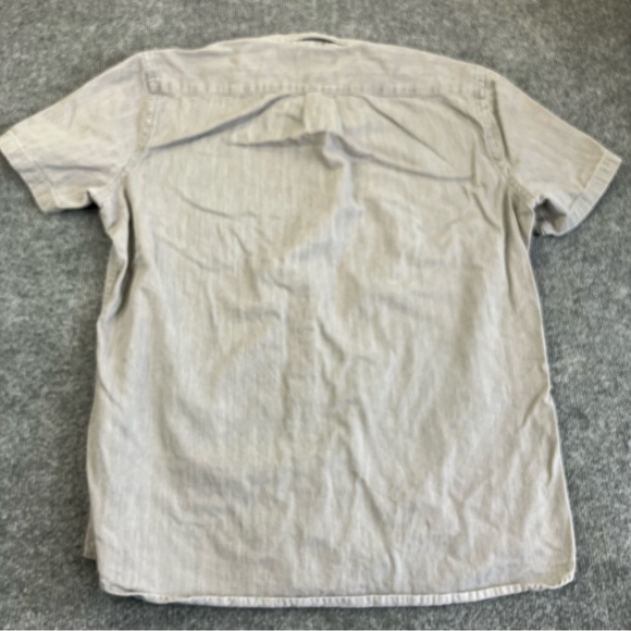 Good Threads Standard Fit grey Button Up Casual Mens Large - Picture 6 of 8